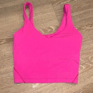 LULULEMON ALIGN TANK Sonic Pink size 2